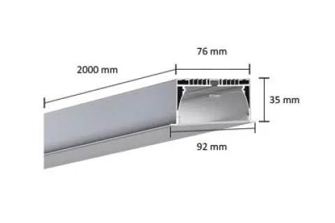خطی توکار SPL-7635A — نقره‌ای