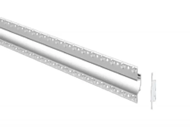 SPL-LINE LIGHT-9214TL (چراغ خطی توکار قرنیزی) — نقرهای