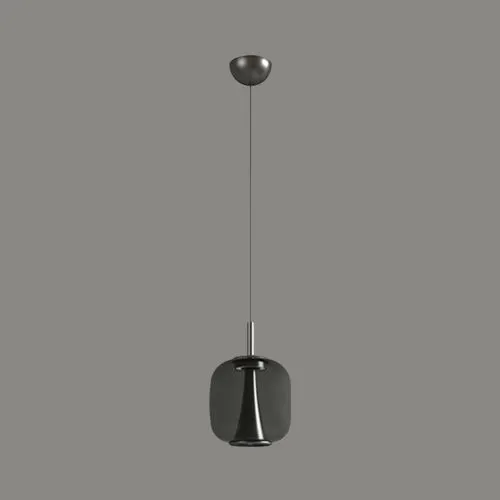 LC215 — pendant light (چراغ آویز, 12W) — مشکی، نیکل