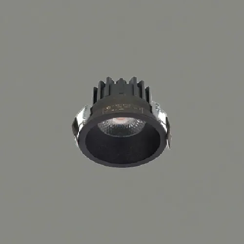 N1024 — چراغ سقفی توکار (recessed ceiling downlight, 12W, 6.8cm cut-out) — سفید، مشکی