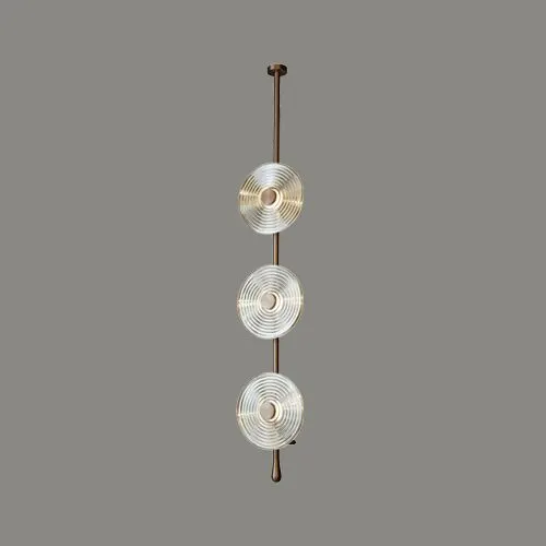 JH033 — pendant light/ceiling chandelier (چراغ آویز, 6W) — طلایی