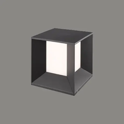 چراغ چمنی روکار H139 — خاکستری