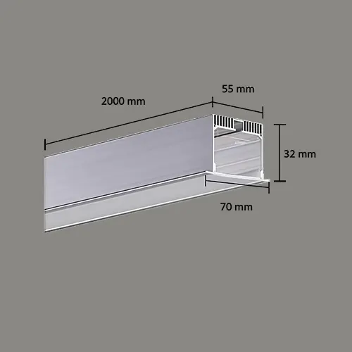 خطی توکار SL-5532A — نقره‌ای