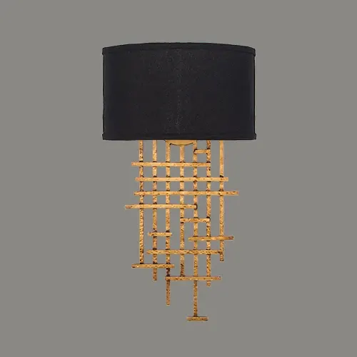 دیواری روکار N2004 classic wall light with E14 candle base — برنجی