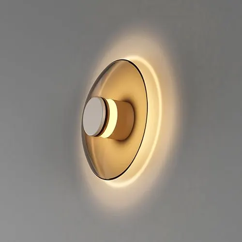 LC200 / LC201 — wall light (چراغ دیواری, 12W) — قهوهای، مشکی