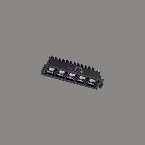 سقفی توکار N1016-BLK — سفید، مشکی