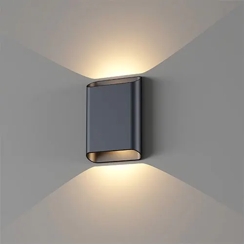 LC220 — wall light (چراغ دیواری, 12W) — مشکی مات