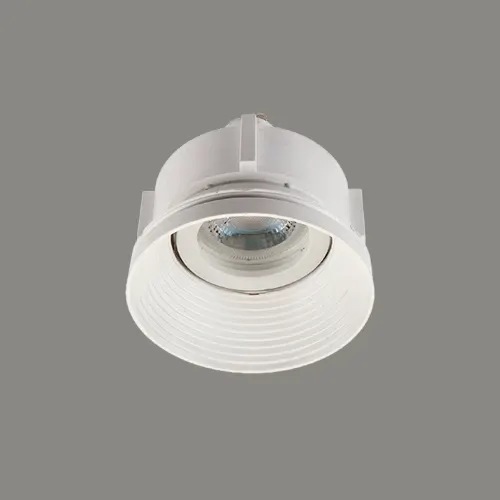قاب گچی توکار Trimless-Circular Frame — سفید