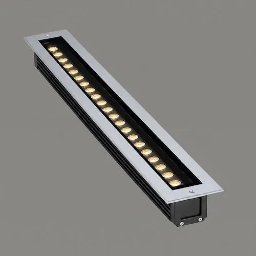 XB2RKB2435 — چراغ دفنی بیرونی (outdoor in-ground/recessed uplight, 32W) — مشکی