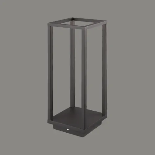 چراغ چمنی H198 — خاکستری