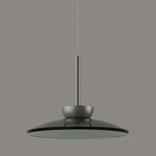 LC206 / LC207 — pendant light (چراغ آویز, 15W) — شیشه، نقرهای، قهوهای