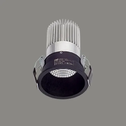 سقفی توکار N1001-BLK-14W — سفید، مشکی