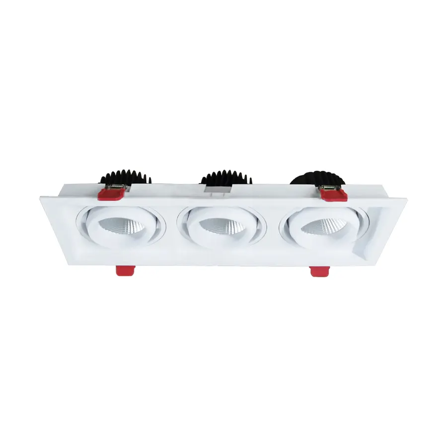 سقفی توکار SH-6703-3x36W — سفید، مشکی