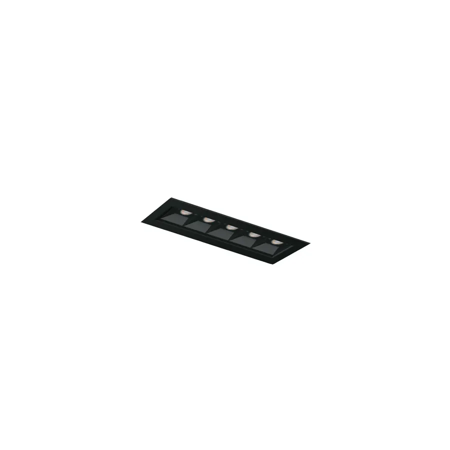 قاب گچی توکار SH-6801-6W — مشکی، سفید