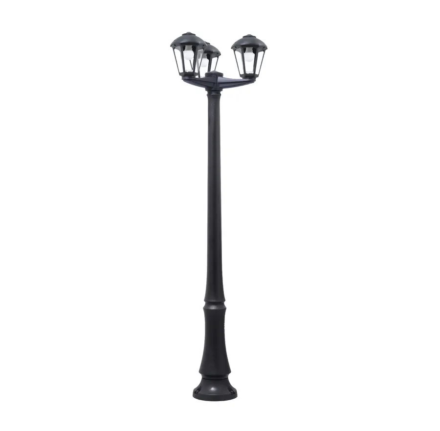 چراغ محوطه پایهدار Dino Nardo Giampy 3L — مشکی