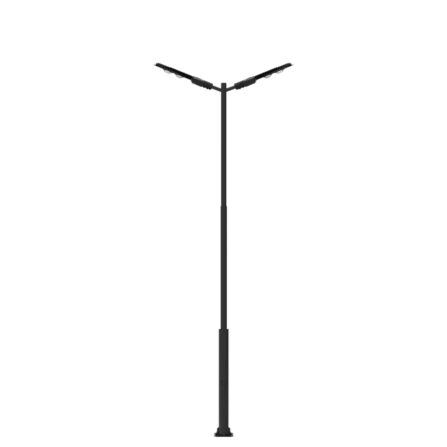 چراغ محوطه پایهدار SH-V42 — مشکی، خاکستری، سفید