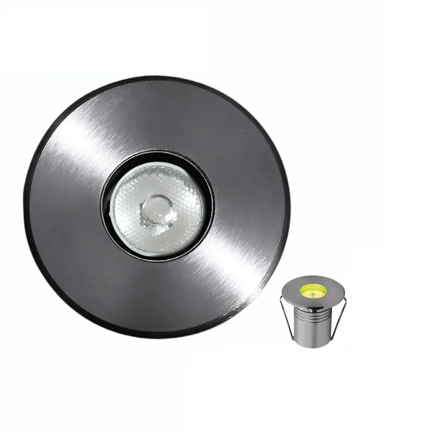 چراغ استخری توکار B4A0158 1x3w — نقرهای