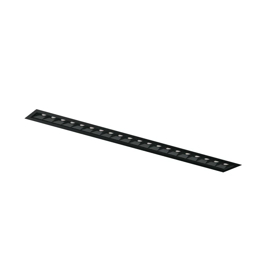 قاب گچی توکار SH-6801-24W — مشکی، سفید