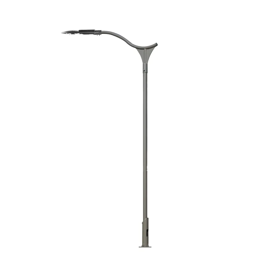چراغ محوطه SH-Cane-7761 — مشکی، خاکستری، سفید