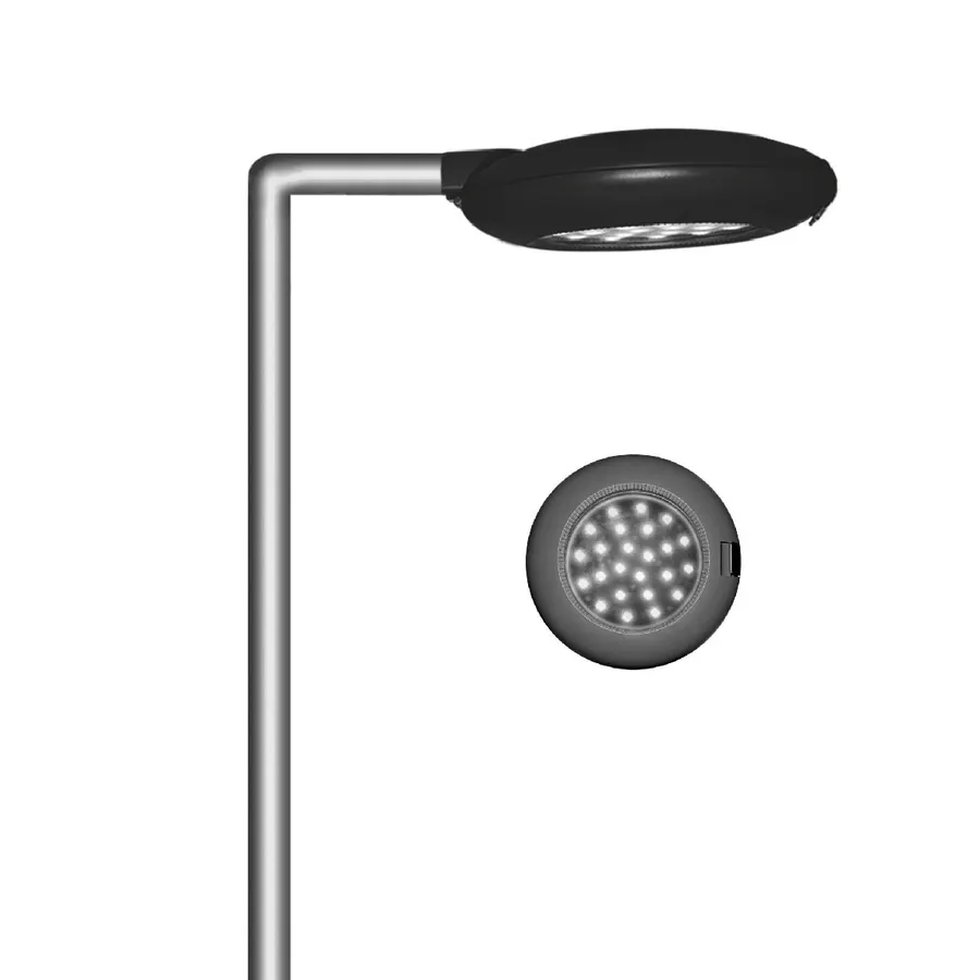چراغ خیابانی روکار SH-LX-UFO-LED-36W — سفید، خاکستری، مشکی
