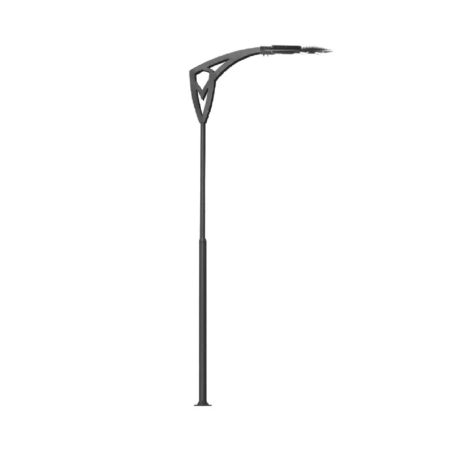 چراغ خیابانی پایهدار SH-AR9741 — سفید، مشکی، خاکستری