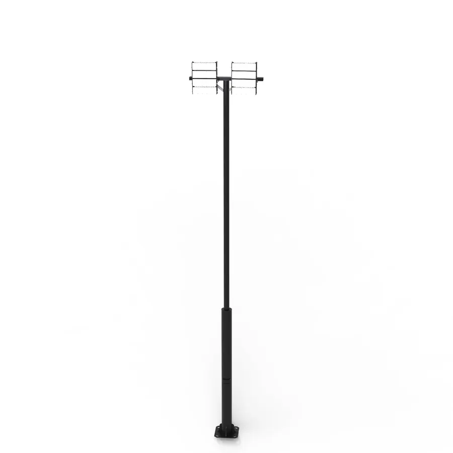SH-T52 (پایه چراغ حیاطی و پارکی) — سفید، مشکی، خاکستری