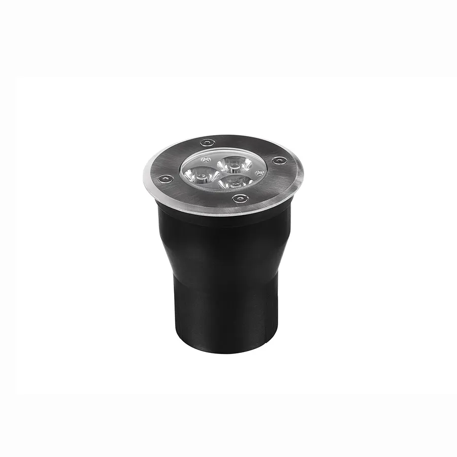 چراغ دفنی SH-1289C-3LED — نقرهای