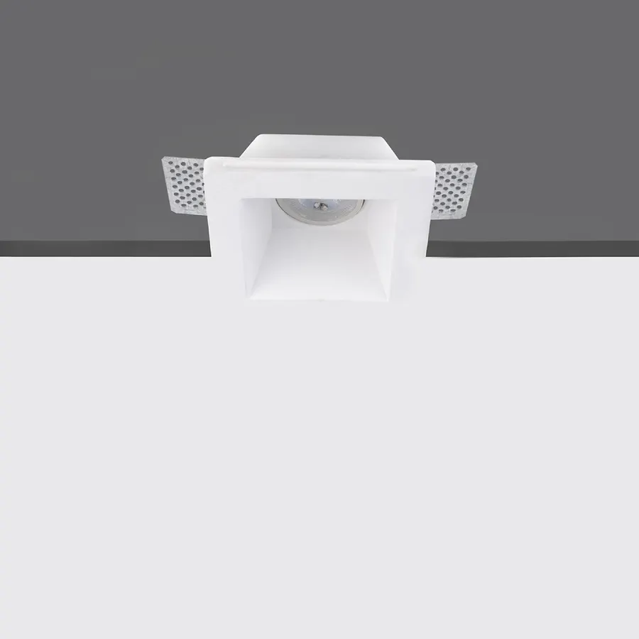 قاب گچی توکار SH-2201 (Plaster Ceiling Light) — سفید