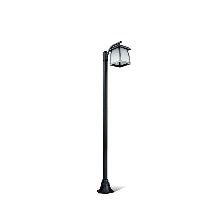 چراغ چمنی SH-4521 — سفید، مشکی