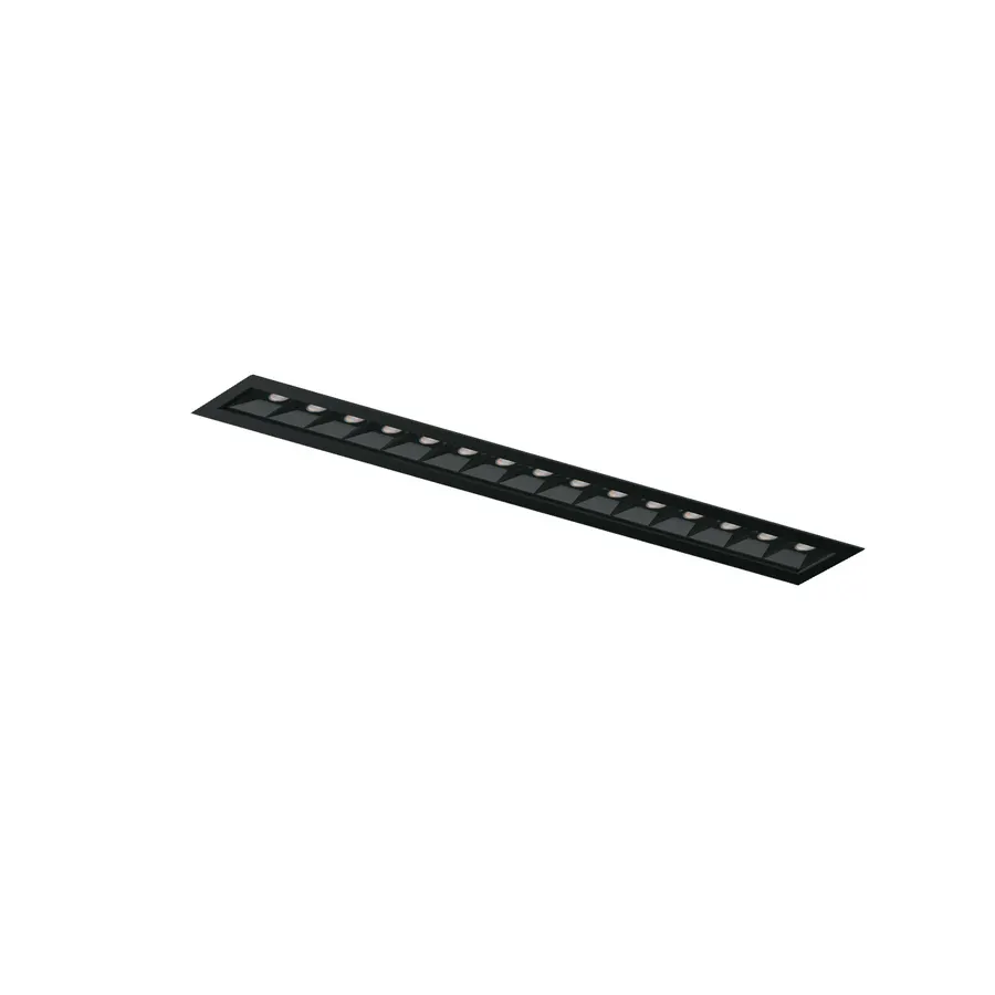 قاب گچی توکار SH-6801-18W — مشکی، سفید