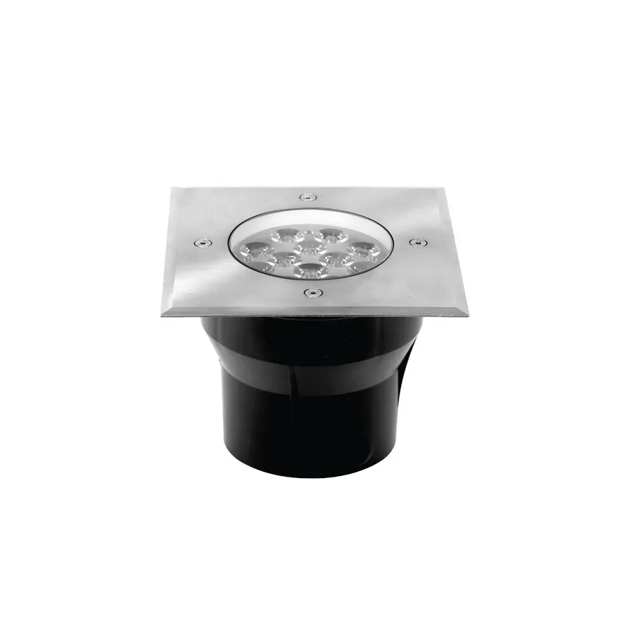 چراغ دفنی SH-1293S-12LED — نقرهای