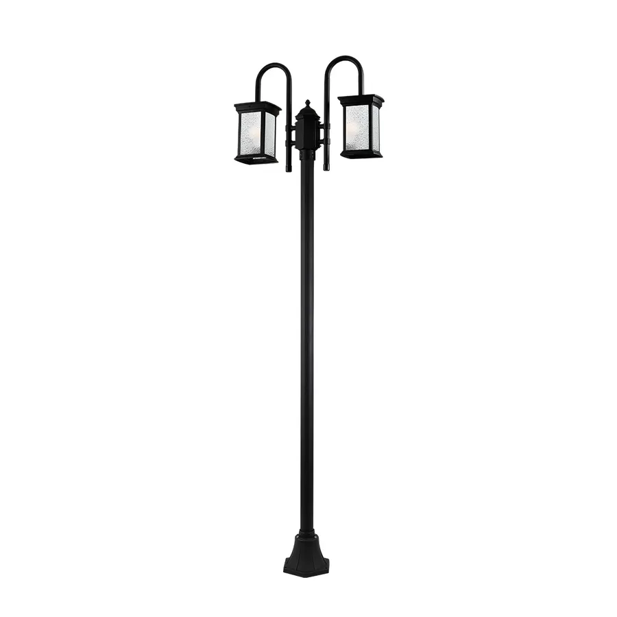 چراغ محوطه SH-1621-2-Diamond — سفید، مشکی