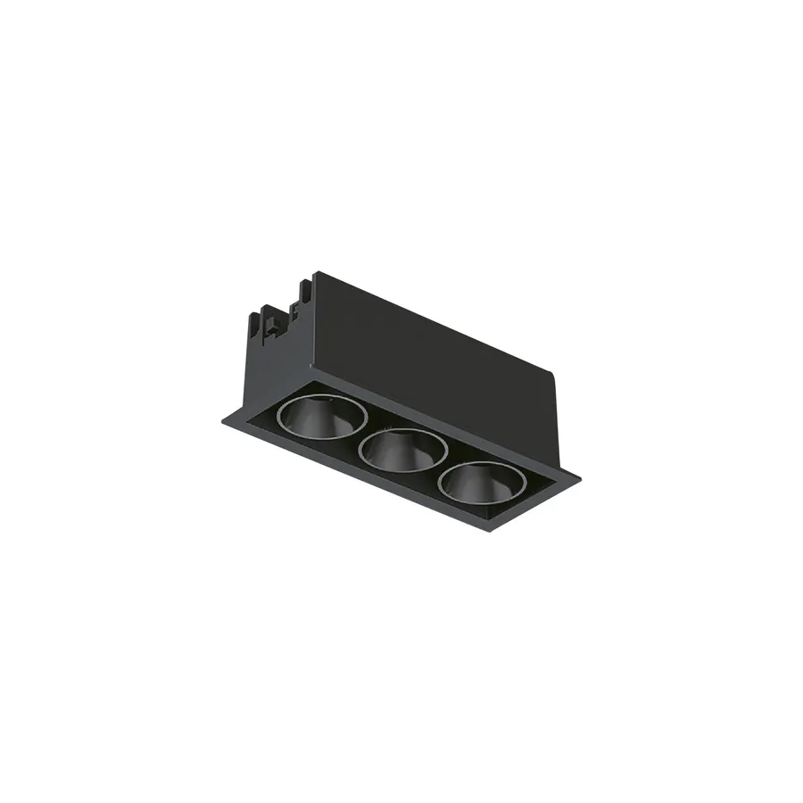 سقفی توکار SH-10A-03 (15W) — مشکی
