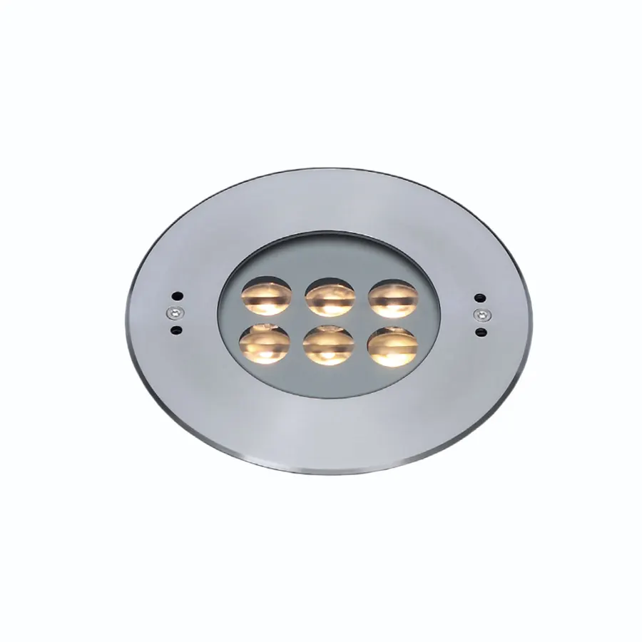 چراغ استخری توکار B4YB0618 6x3w — نقرهای