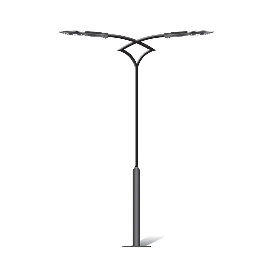 چراغ محوطه پایهدار SH-ST7142 — مشکی، خاکستری