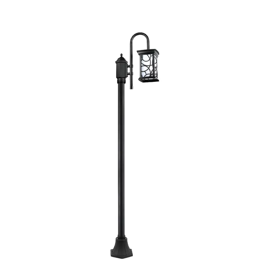 چراغ محوطه پایهدار SH-1721 — سفید، مشکی، خاکستری
