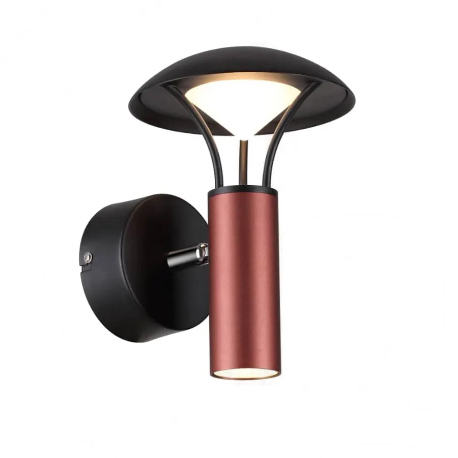 ديوارکوب آمبرلا رزگلد (WL50524/ROSEGOLD) ۷ وات — مشکی، طلایی