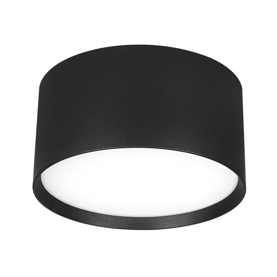 lg122-7 – چراغ پنل روکار (Surface panel ceiling light, round) ۸ تا ۲۴ وات — مشکی، سفید