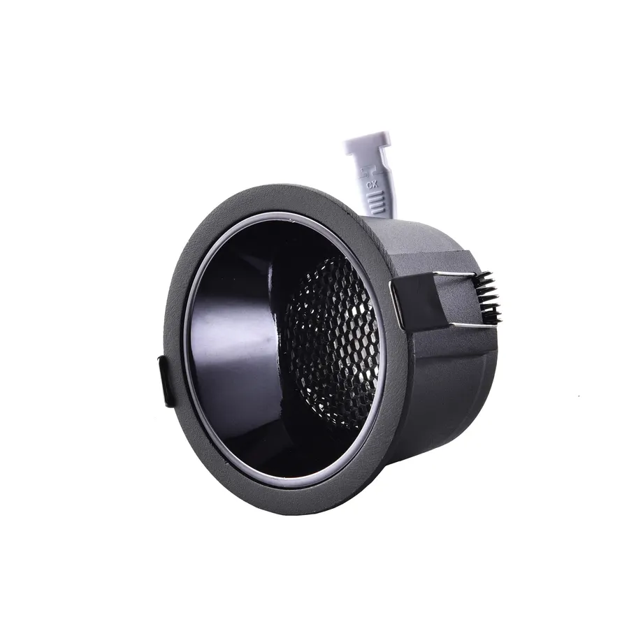 LG118/LG119 – چراغ توکار هانی کامب (Recessed honeycomb downlight, 7W) — مشکی، سفید
