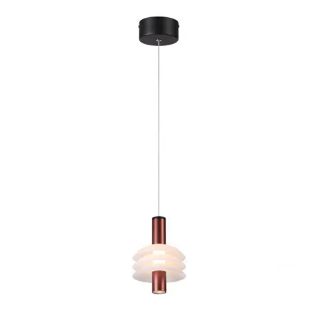 چراغ اویز تکي طبقه اي (PA50141) — مشکی، طلایی