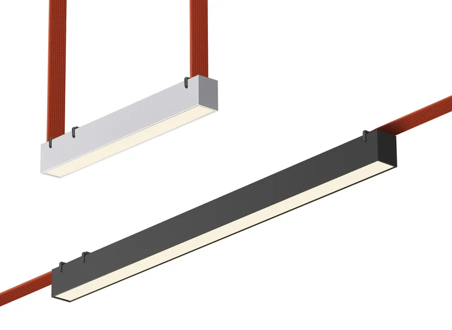 چراغ کمربندی لاینر (Belt-system linear light, LWQ-R13) ۱۲ تا ۲۴ وات — سفید، مشکی