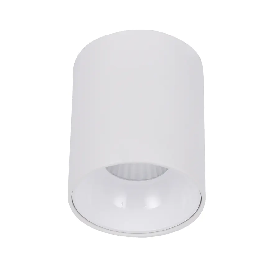 LG100-105 – چراغ سقفی سيلندري روکار (Cylindrical surface ceiling light) ۵ تا ۲۰ وات — مشکی، سفید، مسی