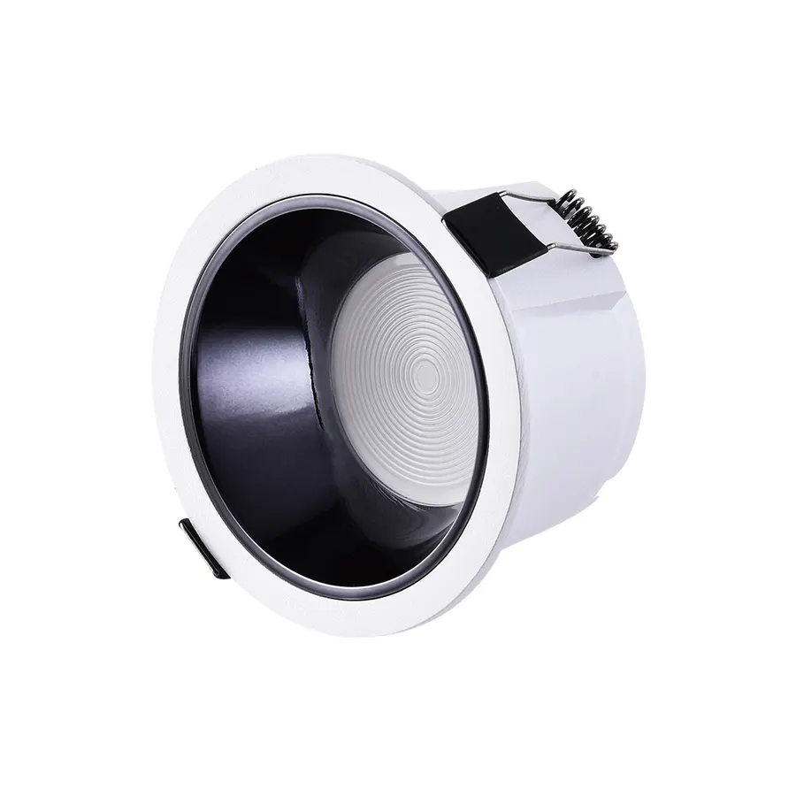 lg120/lg121 – چراغ سقفی توکار (Recessed ceiling panel, 7W) — مشکی، سفید