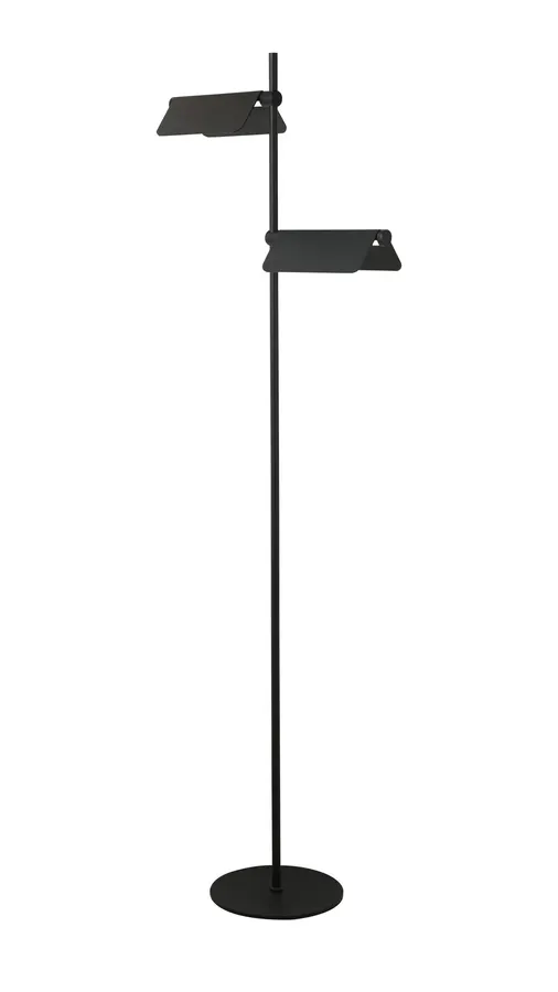 ML702 "book" floor lamp (آباژور کتابی) ۱۳ وات — مشکی