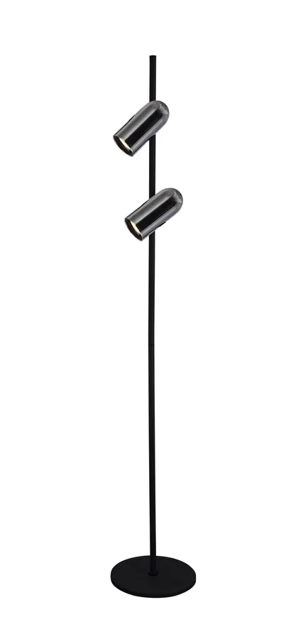ML639-2 floor lamp ۱۴ وات — مشکی، کروم