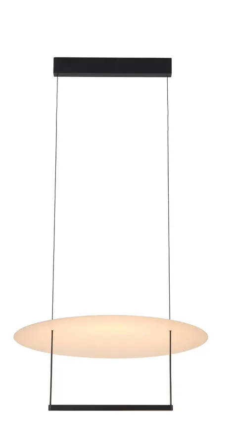 چراغ آویز SP1 (42×42×200cm) ۲۳ وات — سفید، مشکی