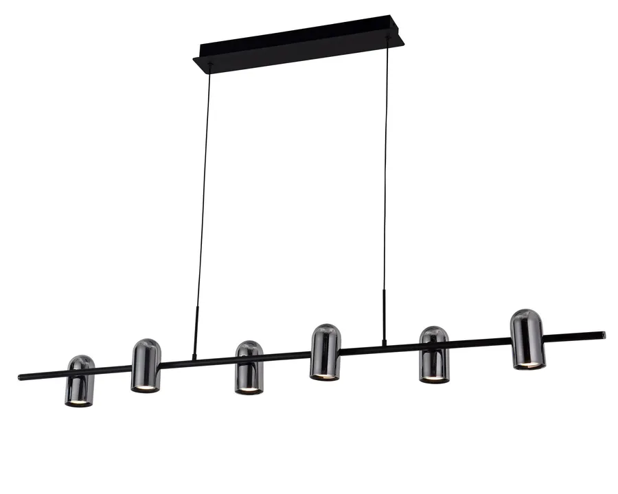آویز MD639-6A ۳۰ وات — مشکی، کروم