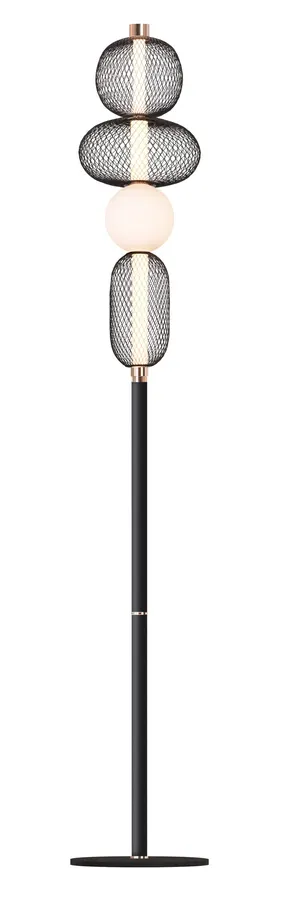 ML160 floor lamp ۲۰ وات — مشکی، طلایی