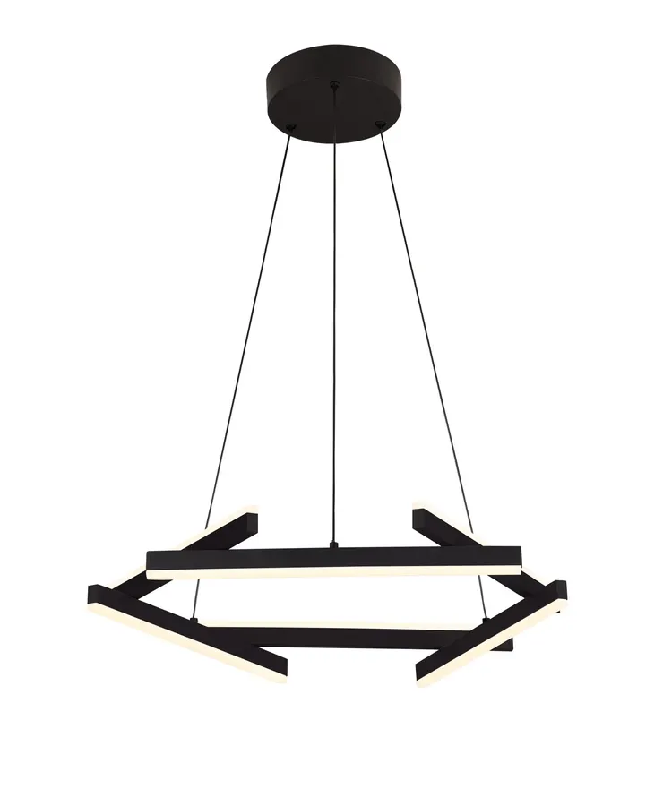 چراغ آویز MD612-6 ۴۵ وات — مشکی