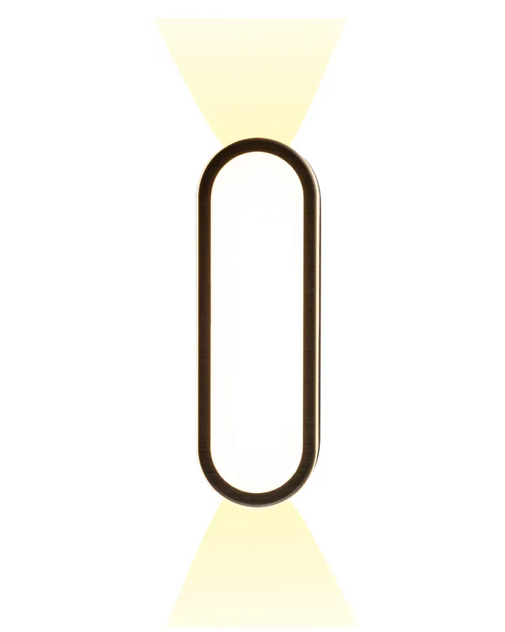 چراغ دیواری LL1 ۷ وات — مشکی